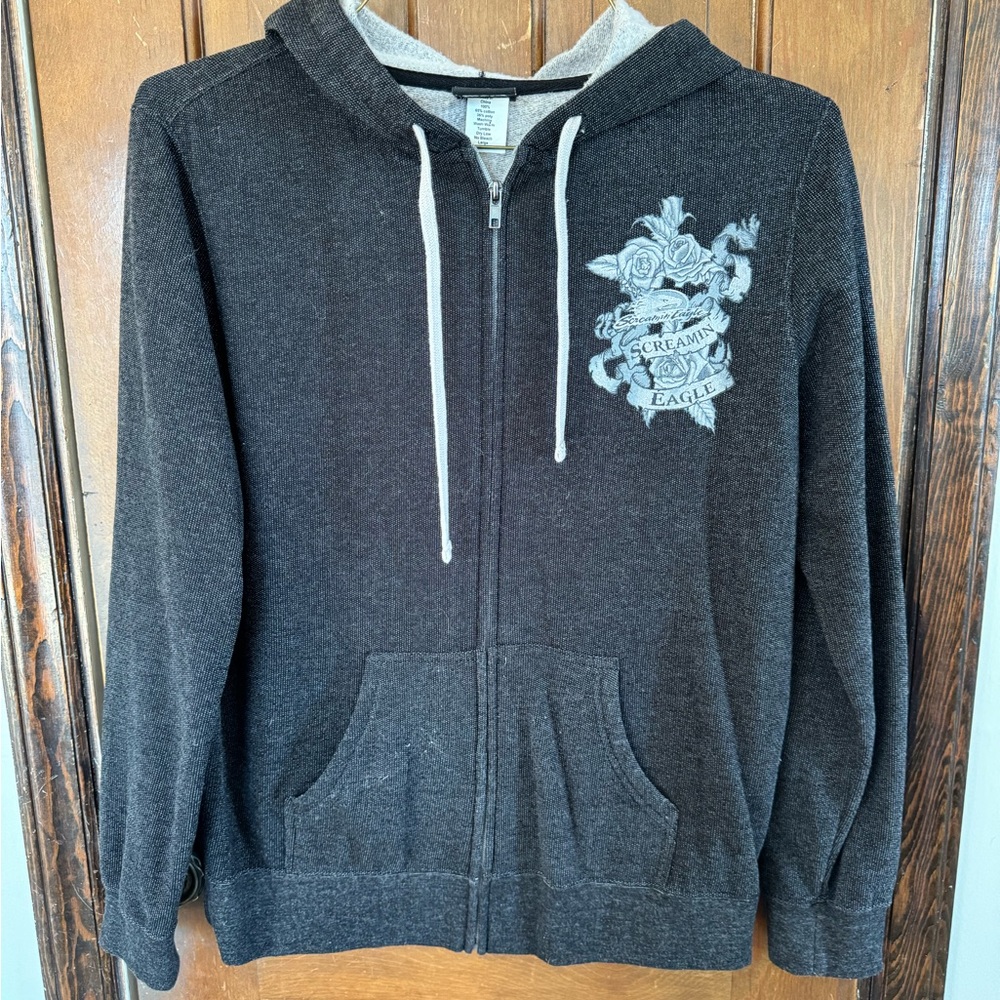 Harley Davidson Screaming Eagle Zip Jacket-Large - image 1